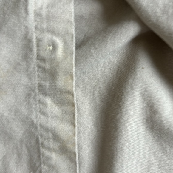 Levi's Vintage Diamond Label Neutral Tan Short Sleeve Button Down (read) - Picture 12 of 13